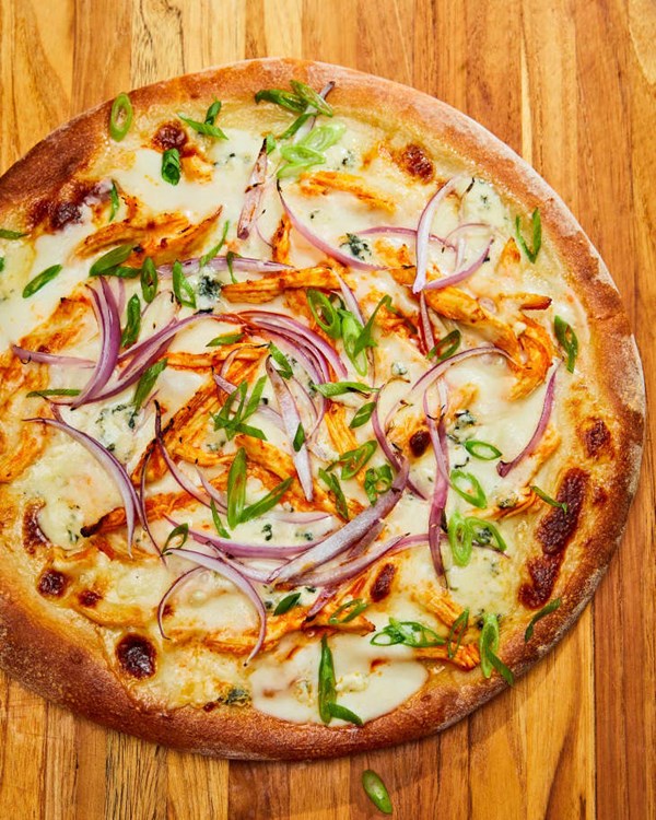 Buffalo chicken pizza