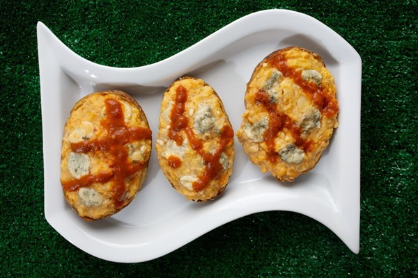 Buffalo chicken potatoes