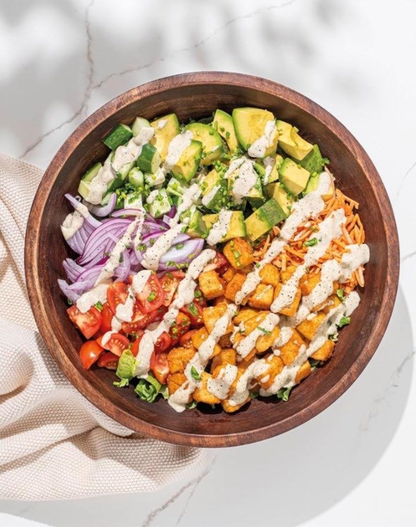 Buffalo "chicken" salad