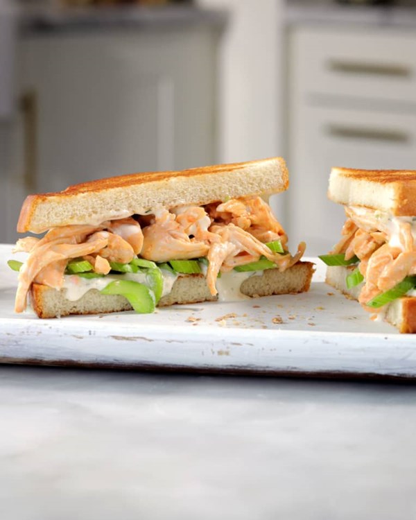 Buffalo chicken salad sandwich