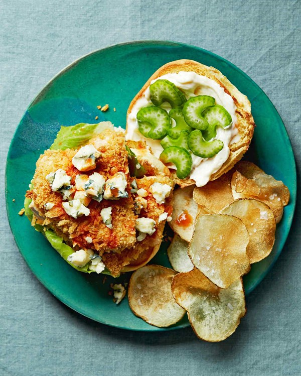 Buffalo chicken sandwiches