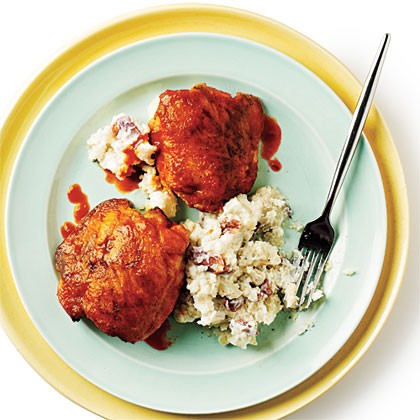 Buffalo chicken thighs