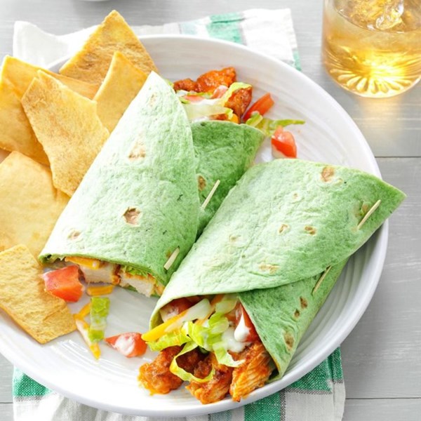Buffalo chicken wraps 