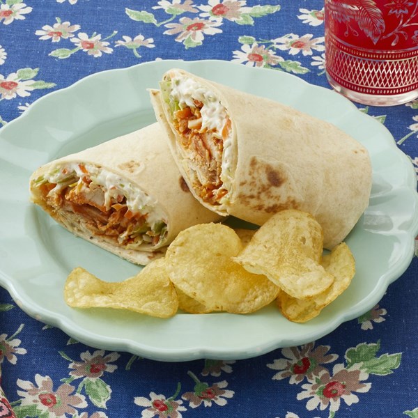 Buffalo chicken wraps 