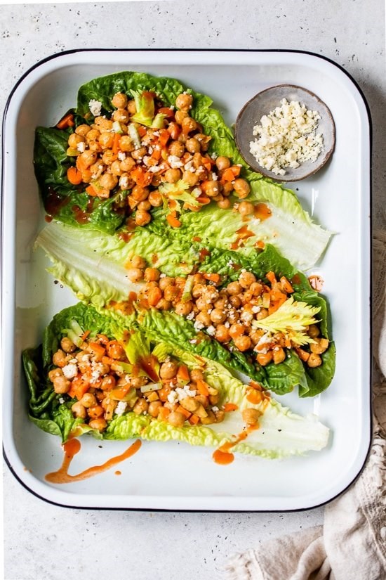 Buffalo chickpea salad