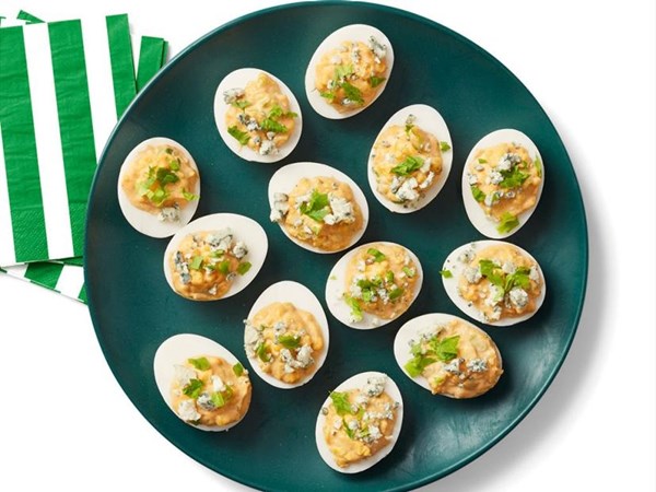 Buffalo deviled eggs