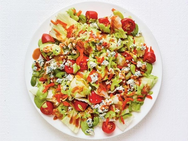 Buffalo-style chopped salad 