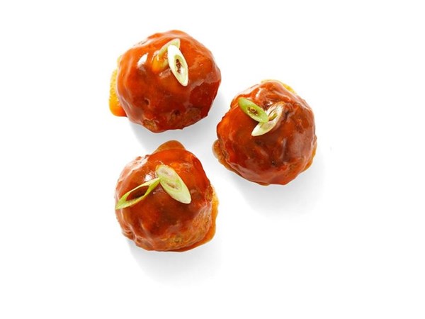 Buffalo turkey meatballs