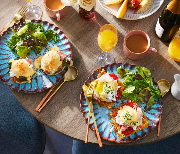 Build your own eggs Benedict