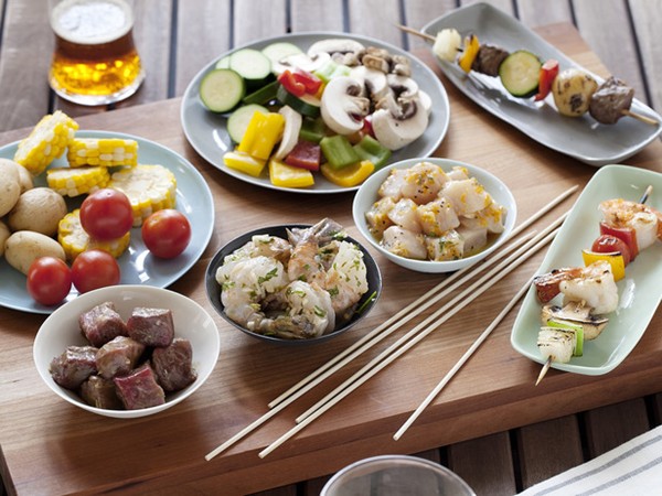 Build-your-own shish kabobs