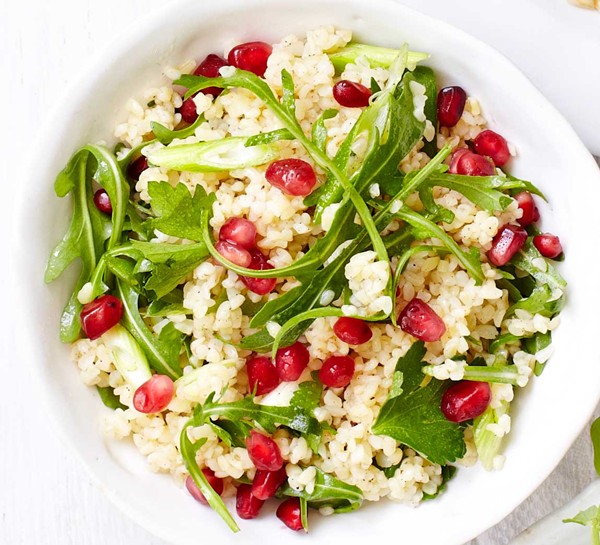 Bulghar wheat & rocket tabbouleh 