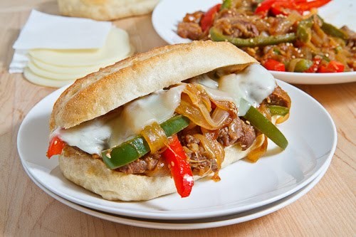 Bulgogi cheesesteak sandwich