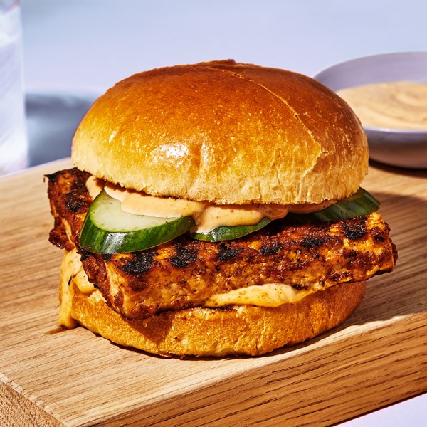 Bulgogi tofu burgers 