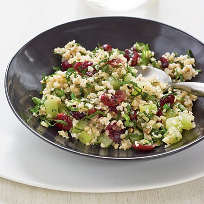 Bulgur with dried cranberries