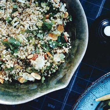 Bulgur with herbs