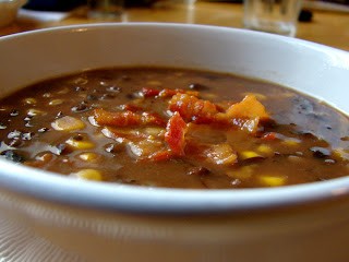 Bumblebee soup (a hearty bacon, black bean and corn chowder)