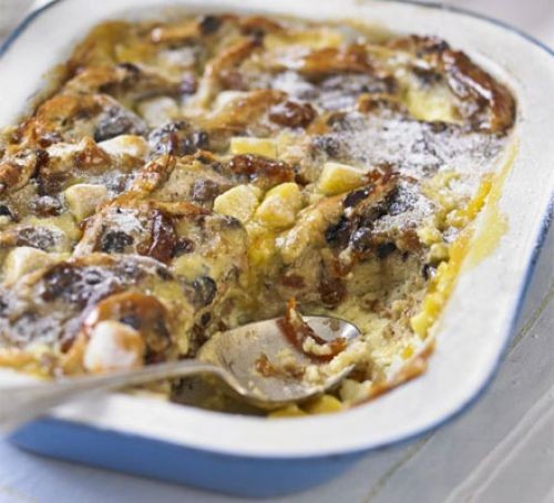 Bun & butter pudding