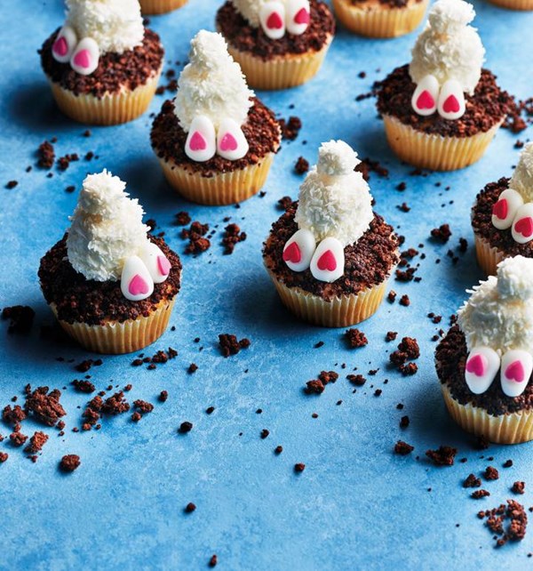 'Bunny bottom' cupcakes