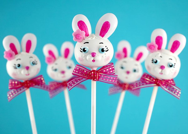 Bunny cake pops 2