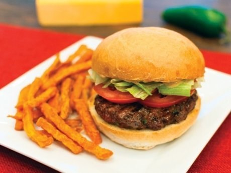 Burger King stuffed steakhouse burger