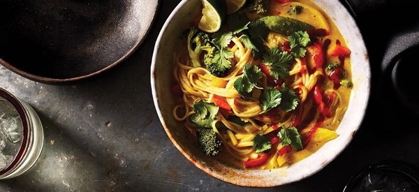 Burmese noodles (Khow suey)