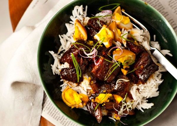 Burmese red pork stew