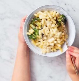 Burnt broc mac 'n' cheese