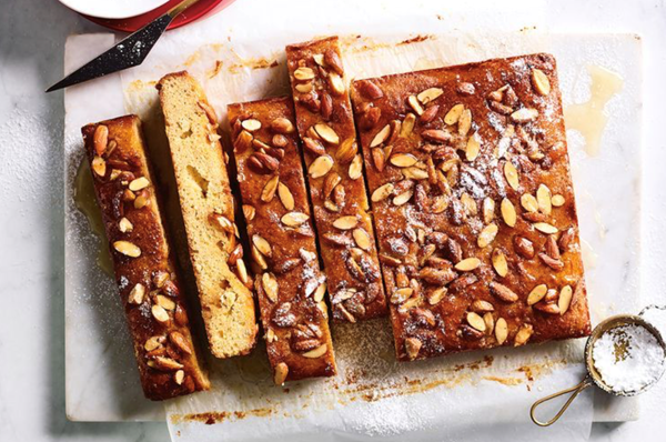 Burnt butter, almond and honey cake