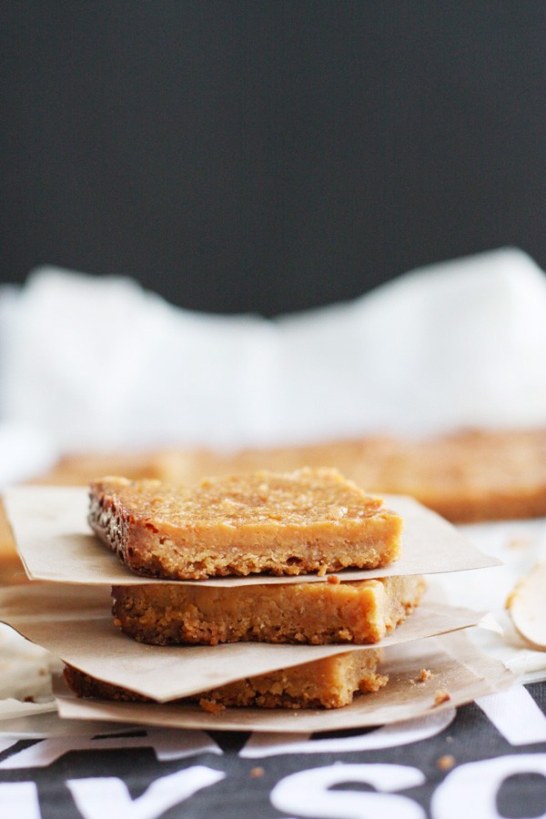 Burnt butter caramel slice