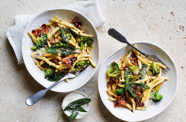 Burnt butter, sage and prosciutto pasta