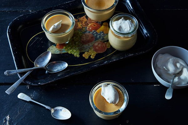 Burnt caramel pudding