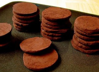 Burnt caramel sea salt dark chocolate coins