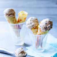 Burnt honey and fig gelato