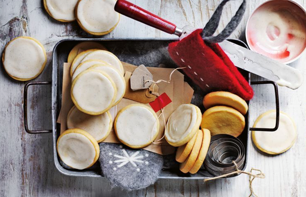 Burnt honey and vanilla shortbread