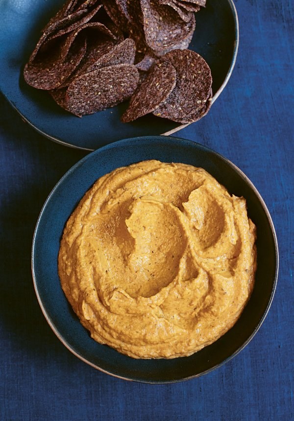 Burnt onion and aubergine dip