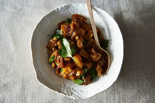 Burnt orange fig charoset