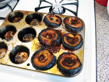 Burnt sticky buns
