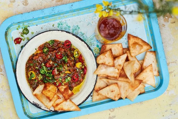 Burnt tomato salsa