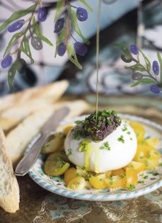 Burrata & olive antipasto