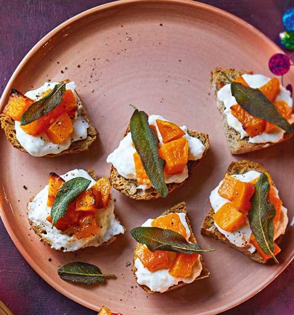 Burrata butternut bites