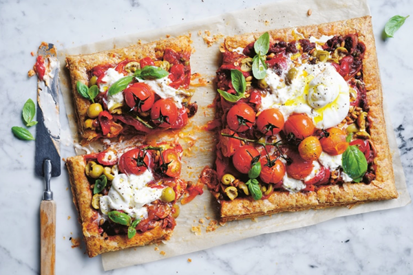 Bus stop peperonata burrata tarta