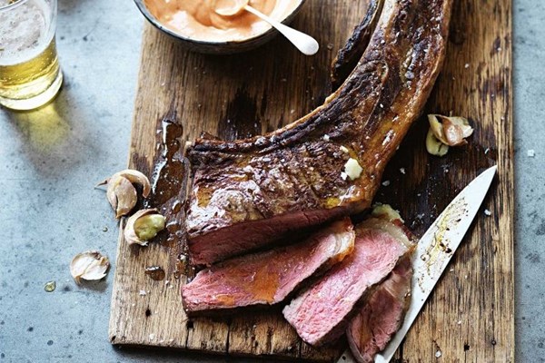 Bushman's steak with outback sauce