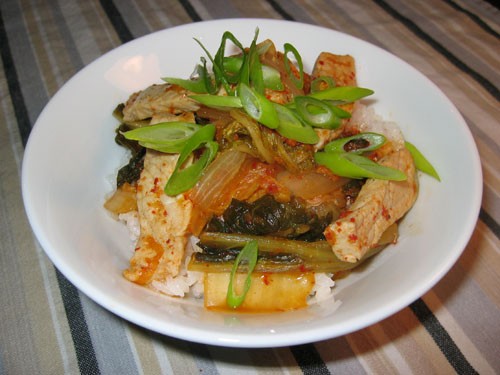 Buta kimchi donburi