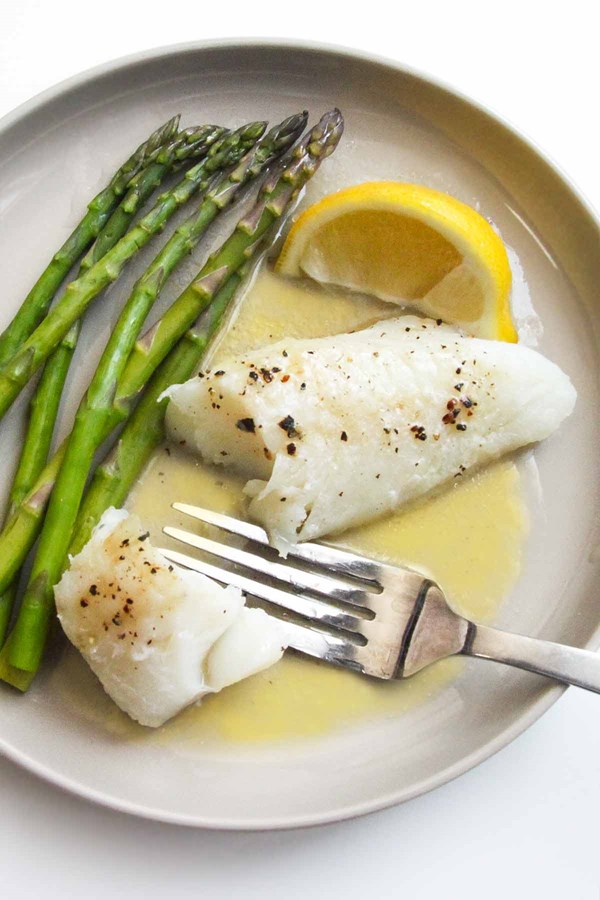 Butter baked fish