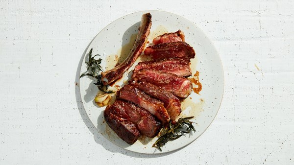 Butter-basted steak
