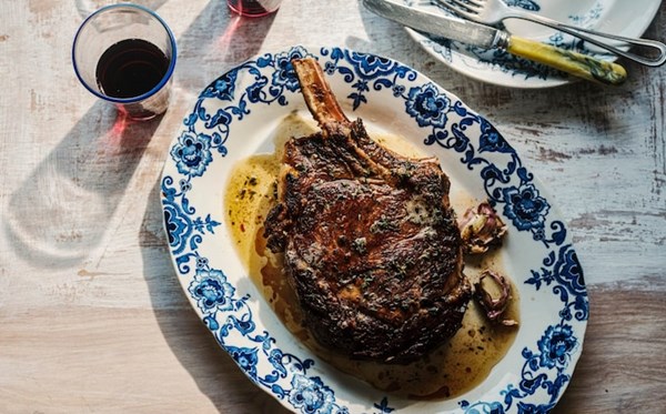 Butter-basted steak