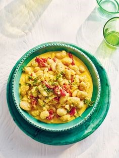 Butter bean & piquillo pepper korma
