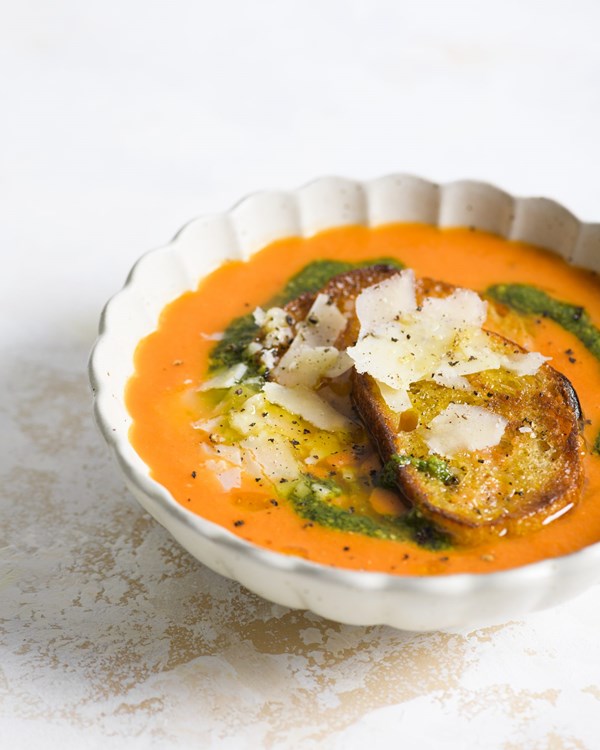 Butter-braised tomato soup