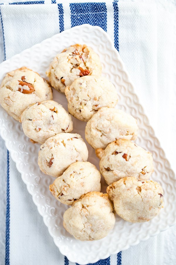Butter brickle and pecan cookies