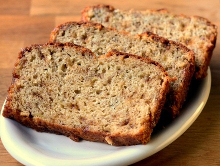 Butter brickle banana bread